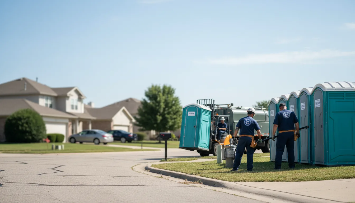 Porta Potty Rental in Rudolph, WI near me